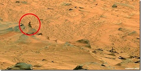 marte alien2 thumb Pé Grande em foto da superfície de Marte?