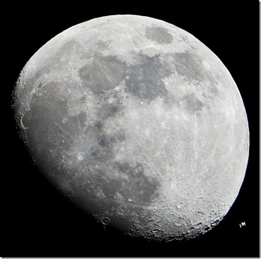 lua estacao espacial thumb Foto: Estação Espacial aparece ao lado da Lua