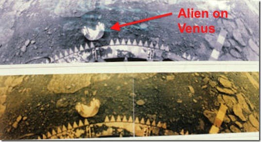 venus alien thumb Vida foi encontrada em Vênus, diz cientista russo