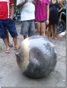 bola metalica maranhao thumb Bola metálica assusta moradores no Maranhão
