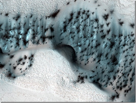 caverna marciana thumb Foto da NASA mostra caverna de gelo marciano