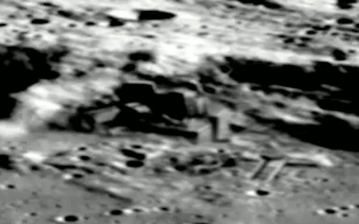 lua foto fake Base lunar extraterrestre capturada por sonda chinesa?