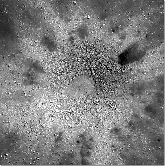 sonda impacto2 thumb Nave espacial perdida foi encontrada na Lua