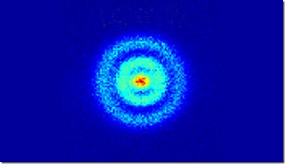 nucleo atomo thumb Fotografado o núcleo de um átomo de hidrogénio