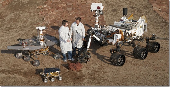 robos nasa thumb Próximo rover da NASA será lançado para Marte em 2020