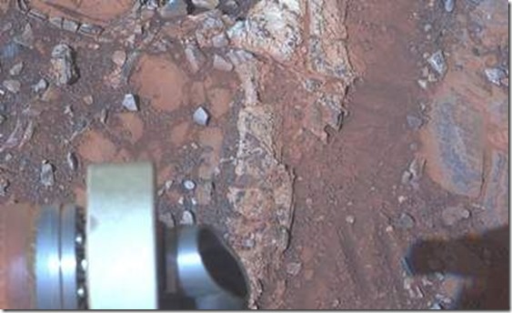 rocha agua thumb Evidência de água potável encontrada em Marte
