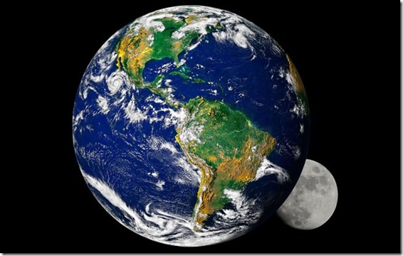 terra lua thumb Será que a Terra já teve duas luas?
