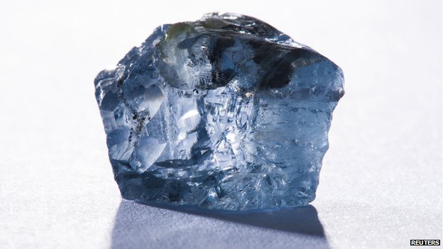 diamente azul Diamante azul gigante descoberto na África do Sul